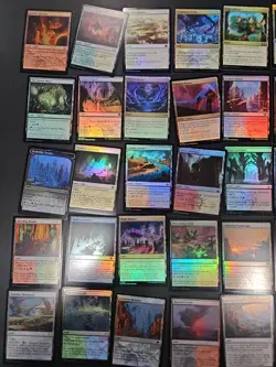 Lot Of 50 Foil Nonbasic Lands MAGIC THE GATHERING CARDS - Image 2
