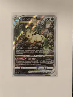 Leafeon VSTAR GG35/GG70 Ultra Rare Holo Card Crown Zenith: Galarian Gallery - Image 1