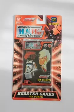 Gundam M.S. War Trading Card Game Oz Corps 10 Card Booster Pack Sealed - Image 1