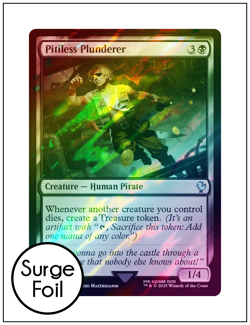 1x Pitiless Plunderer, Surge Foil, Final Fantasy, Magic MTG NM - Image 1