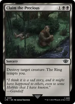 Claim the Precious [The Lord of the Rings: Tales of Middle-Earth] Magic MTG - Image 1