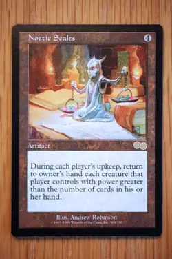 Noetic Scales / Urza's Saga *NM Unplayed* English Magic the Gathering MTG - Image 1