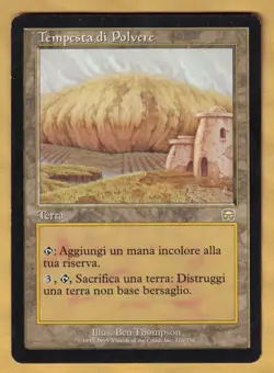 Dust Bowl (Mercadian Masques, Italian, Rare, 1999) MTG Foreign - Image 1