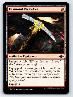 Diamond Pick-Axe U The Lost Caverns of Ixalan # 143 NM Normal - Image 1