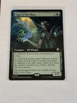 Sage of the Maze Extended Art Modern Horizons 3 #67 - Image 1