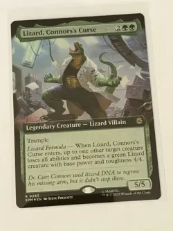 Lizard, Connors's Curse Extended Art Marvel's Spider-Man Foil 265 - Image 1