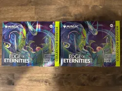 Magic The Gathering Edge of Eternities Collector Booster Omega Box x2 NEW - Image 1