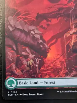 Forest (Autumn Full Art) 0280 BLB Land Bloomburrow Magic: The Gathering - Image 4