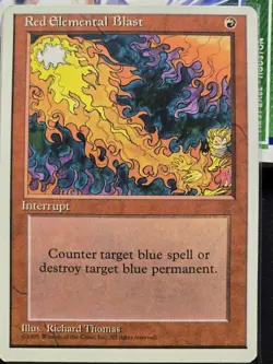 MTG Red Elemental Blast 4th Edition Regular Common - Image 1