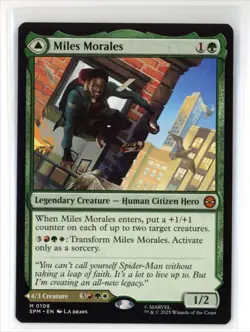 MtG SPM Miles Morales / Ultimate Spider-Man #108 Non-Foil - Image 1
