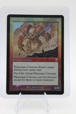 MTG - BUNDLE! Phyrexian Colossus & Thorn Elemental 7th Edition Foil - Plus Packs - Image 1