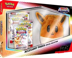 Pokemon TCG Prismatic Evolutions Accessory Pouch Box- (NEW & SEALED) - Image 1