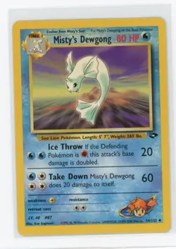 Pokemon Gym Challenge #054/132 Misty's Dewgong - Image 1