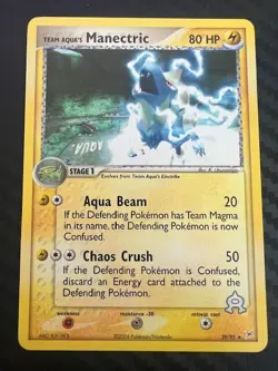 Pokemon TCG Team Aqua's Manectric 29/95 Team Magma vs Team Aqua Uncommon VLP - Image 1