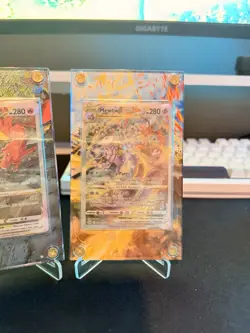 Pokemon Mewtwo VSTAR GG44/GG70 & Charizard VSTAR SWSH262 Full Art BONUS ART SLAB - Image 3