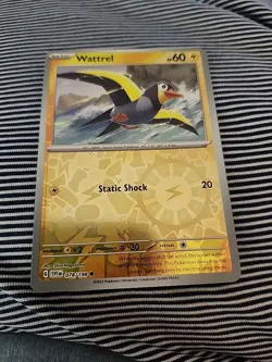 Pokemon TCG Wattrel 078/198 Sv01: Scarlet & Violet Base Set Reverse Holo NM - Image 1