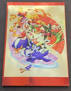 NON TCG Pokemon Elf Eif 3.0 Origin Collection Paldea Sprigatito Quaxly Mirror - Image 3