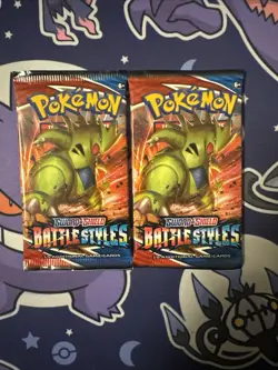 Pokemon TCG Battle Styles Booster Packs X2 - Image 1
