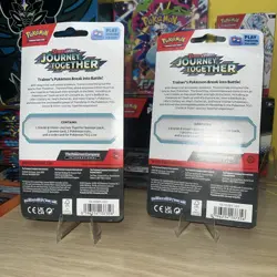 Pokemon TCG Scarlet And Violet Journey Together Sealed Blister Pack lot of 2 - Image 2