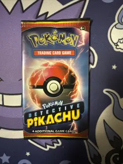 POKEMON TCG DETECTIVE PIKACHU SEALED BOOSTER PACK BRAND NEW - Image 1