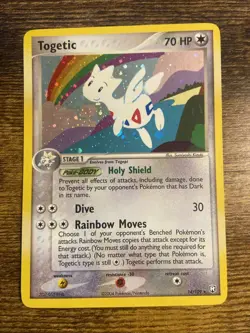 Pokemon TCG EX Team Rocket Returns Togetic Rare Holo 14/109 - NM - Image 1