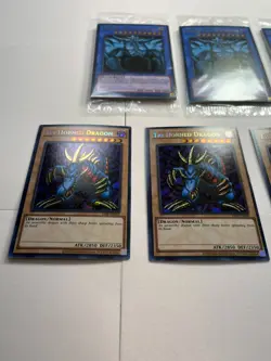 Yugioh Legendary Collection 25th Anniv. 4 Sealed Packs + 5 Tri-Horned Dragons NM - Image 3