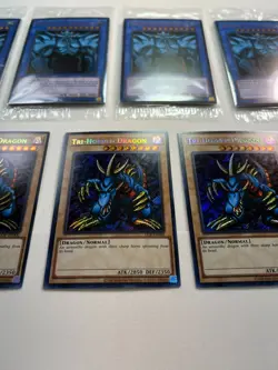 Yugioh Legendary Collection 25th Anniv. 4 Sealed Packs + 5 Tri-Horned Dragons NM - Image 4
