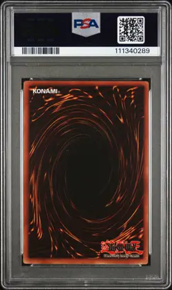 2002 YU-GI-OH! STARTER DECK: YUGI 1ST ED #006 DARK MAGICIAN PSA 8 - Image 2