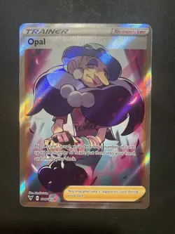 Opal Full Art Trainer 184/185 Vivid Voltage Pokemon Card NM - Image 1