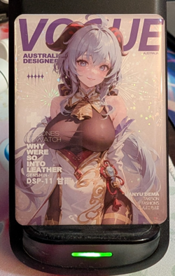 Ganyu Genshin Impact Acrylic DSP-11 Reluctant Goddess Story Anime Waifu Card - Image 1