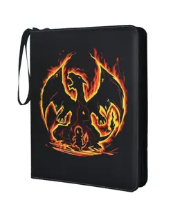 Multi-Pokemon Inspired Card Binder Album Collection Pocket 400 Trading CardCase - Image 1