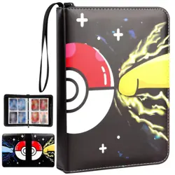 Multi-Pokemon Inspired Card Binder Album Collection Pocket 400 Trading CardCase - Image 2