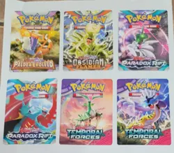 Pokemon Build & Battle box TRAINER TIPS Insert card Obsidian Flames Paradox Rift - Image 1