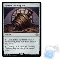 SENSEI'S DIVINING TOP Double Masters 2022 Magic MTG MINT CARD - Image 1