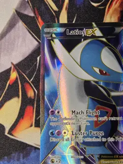 Latios EX (113 Full Art) 113/116 Plasma Freeze Holo * Vintage Pokemon Card - Image 2