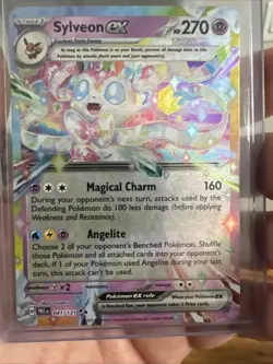 Pokemon TCG Sylveon EX Double Rare Holo Prismatic Evolutions Card 41/131 - Image 1