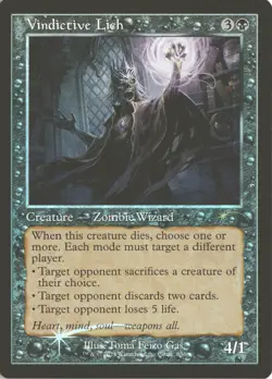 MTG Vindictive Lich *Foil* Retro Secret Lair Bonus Card MT/NM Zombies Free Ship - Image 1