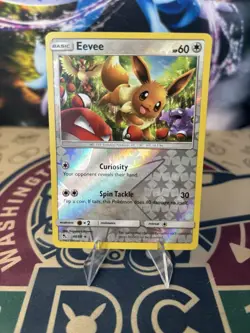 Eevee 48/68 Hidden Fates Reverse Holo Rare English Pokemon Card - Image 1
