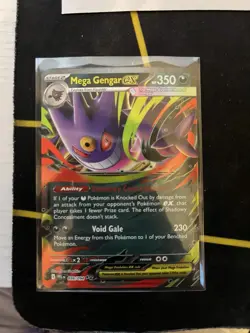 Pokemon Mega Gengar EX 056/094 card Battle Deck Set Phantasmal Flames - Image 1