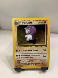 Poliwrath Neo Discovery Holo Rare Unlimited Pokemon TCG Card 9/75 - Image 1