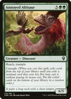ANNOYED ALTISAUR X 4 N/M COMMANDER LEGENDS MAGIC THE GATHERING - Image 1