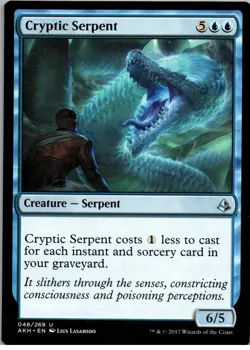Cryptic Serpent - U - Amonkhet - 48 - NM - Regular - Image 1