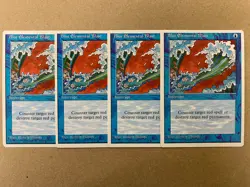 MTG 4x Blue Elemental Blast 4th Edition OLD SCHOOL Magic the Gathering x4 NM - Image 1