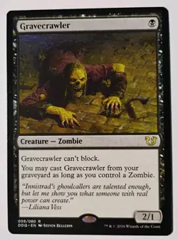 Gravecrawler MTG, Duel Decks: Blessed vs. Cursed, Rare, LP - Image 1