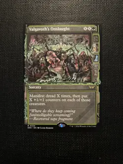 2024 MTG Magic the Gathering DSK Duskmourn Showcase #324 Valgavoths Onslaught - Image 1