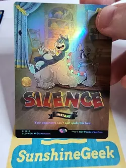 Silence (1816) (Rainbow Foil) Secret Lair Drop Foil - Image 2