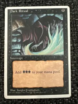 Dark Ritual MTG Core Set 4th Edition Regular - Image 1
