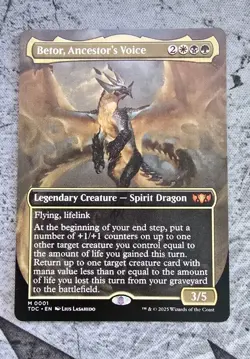 Betor, Ancestor's Voice (Borderless) M Commander: Tarkir: Dragonstorm 1 NM - Image 1