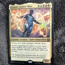 Magic The Gathering Cosmic Spider-Man Marvel's Spider-Man 127 FOIL - Image 1