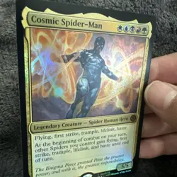 Magic The Gathering Cosmic Spider-Man Marvel's Spider-Man 127 FOIL - Image 2
